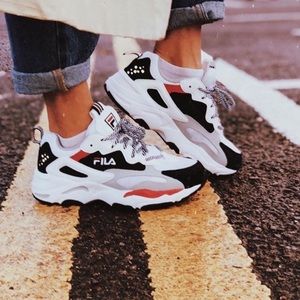 fila ray tracer retro chunky sneakers